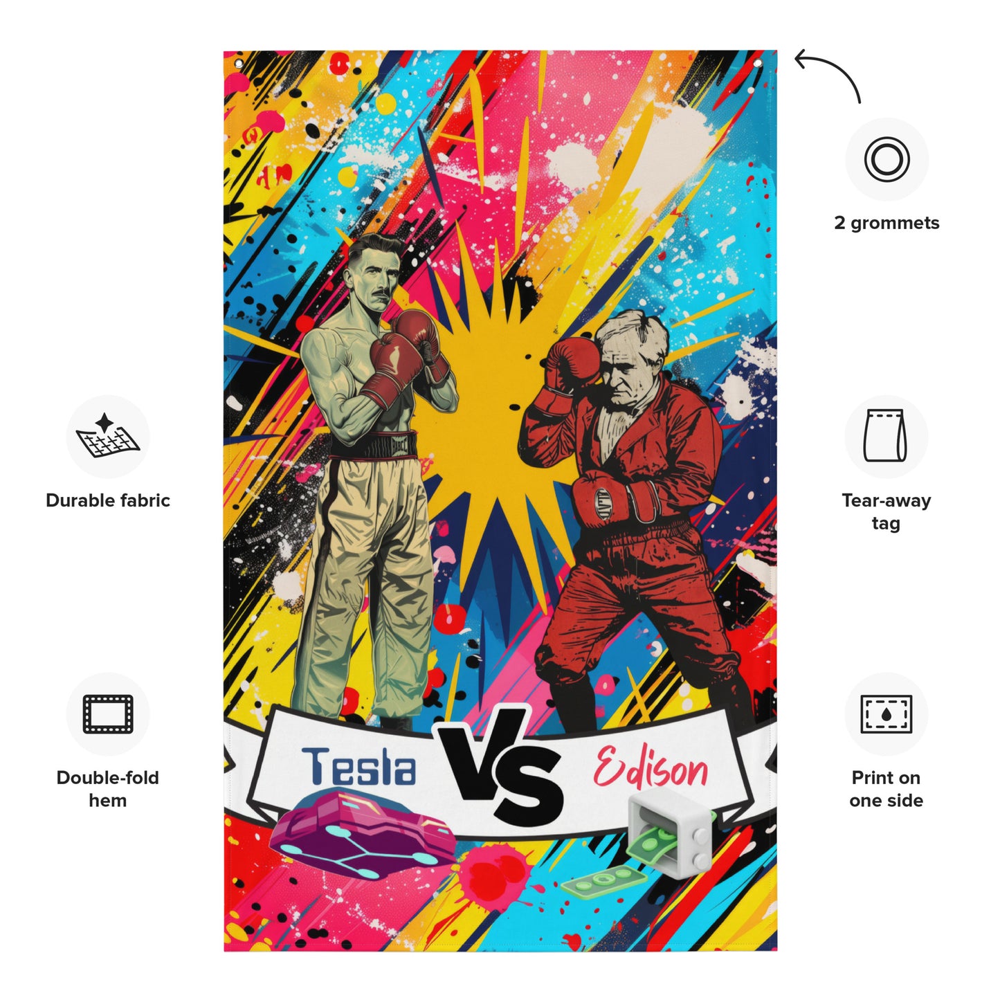 VibeDeco Banner-Tesla Vs Edison