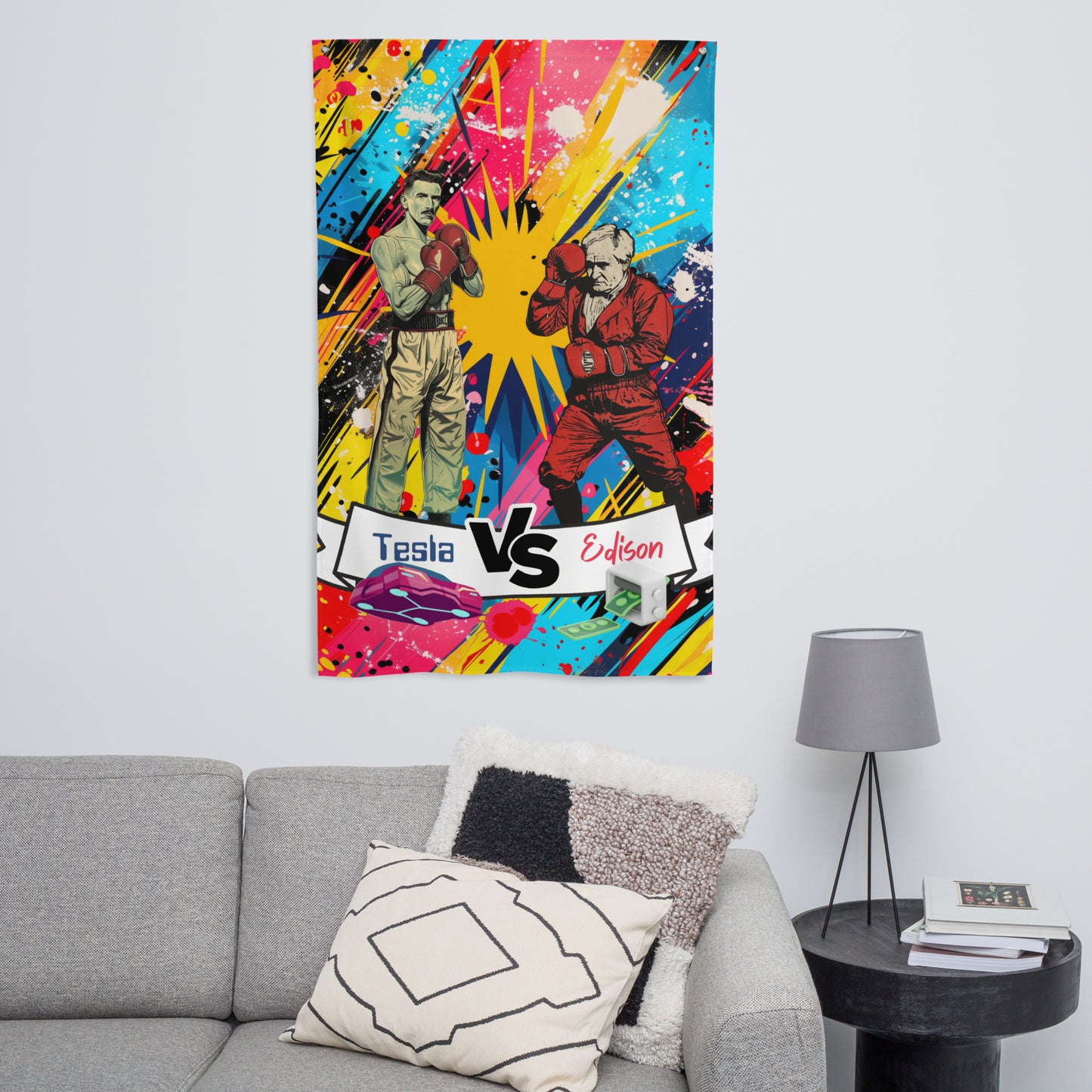 VibeDeco Banner-Tesla Vs Edison