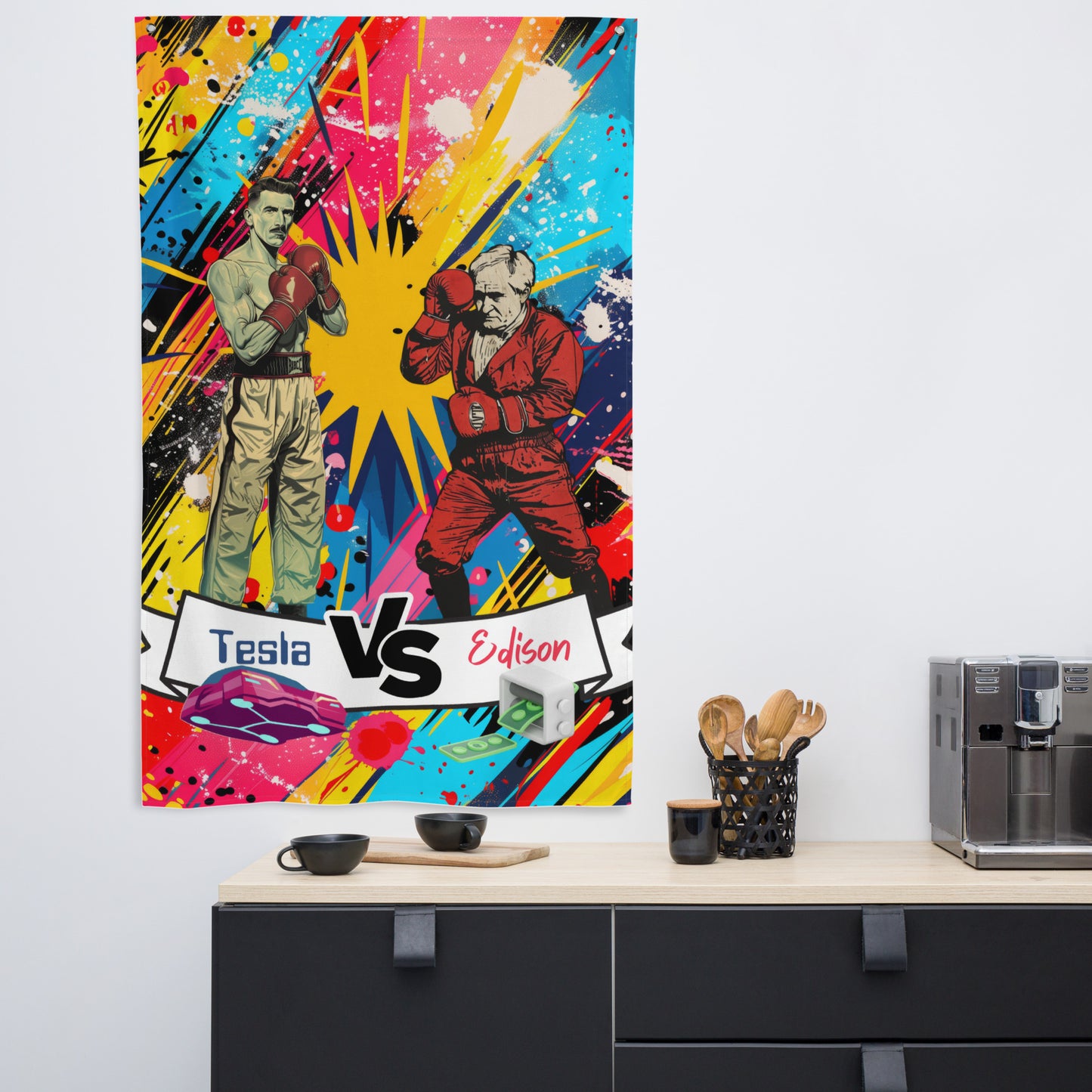 VibeDeco Banner-Tesla Vs Edison