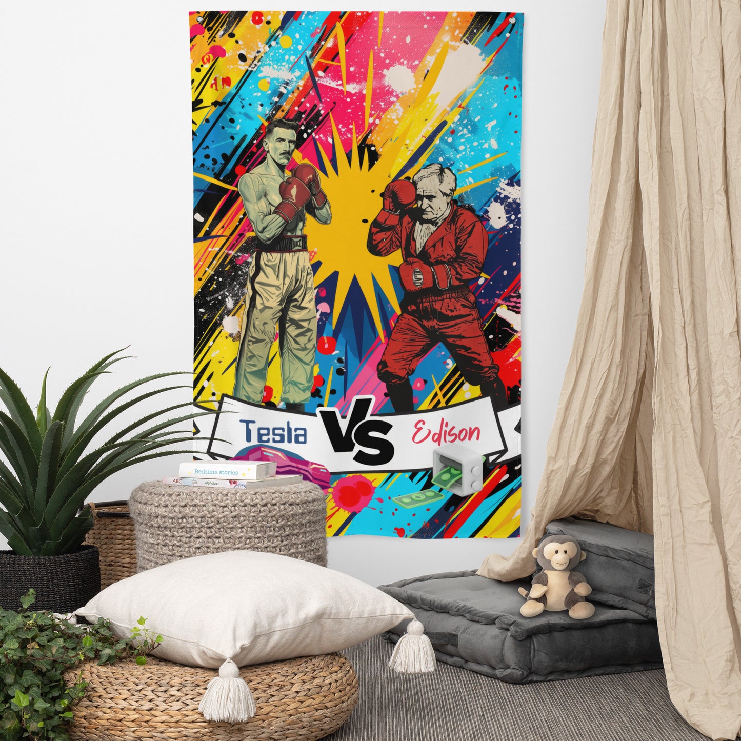 VibeDeco Banner-Tesla Vs Edison