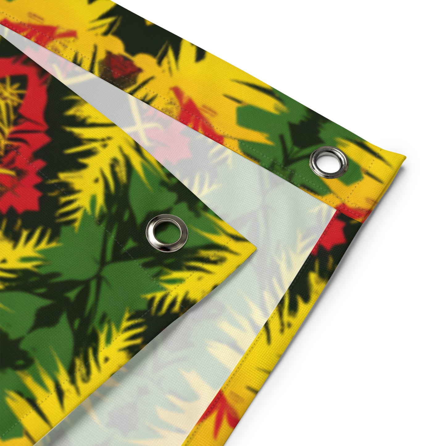 VibeDeco Banner-Rasta Inspired Pattern