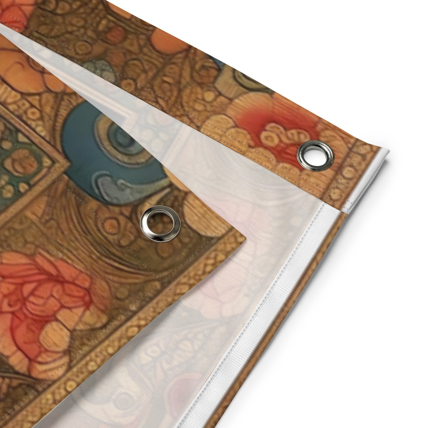 VibeDeco Banner-Traditional Tibetan Inspired Sakra