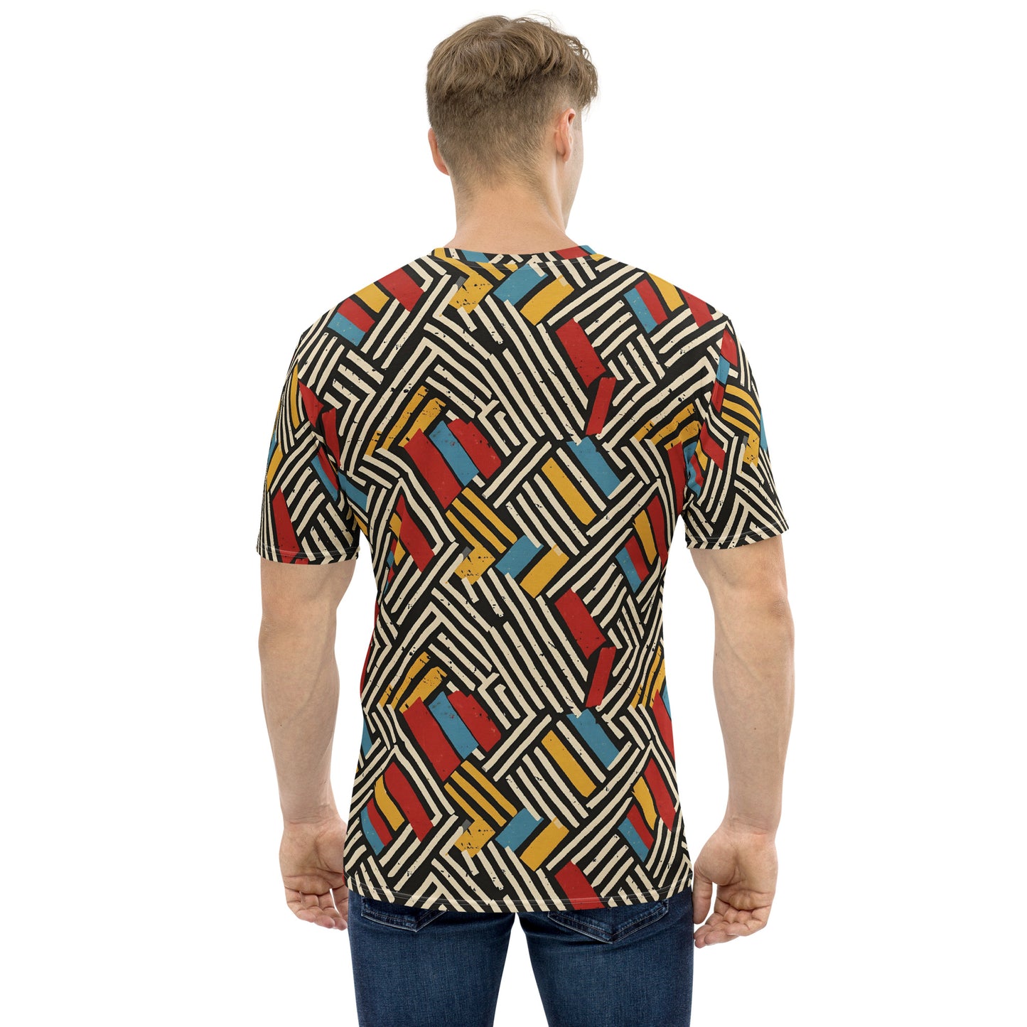 Men's t-shirt In French Inspired Rayures Pattern