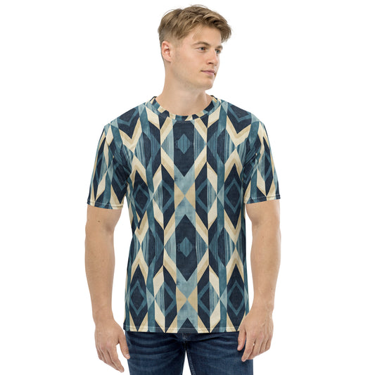 Men's t-shirt In French Inspired Rayures Pattern