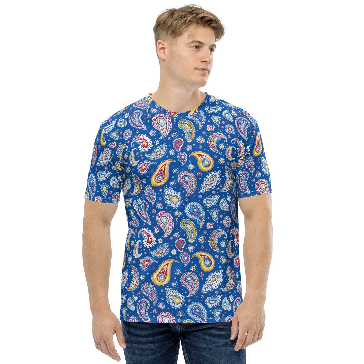 Men's t-shirt In Paisley Pattern