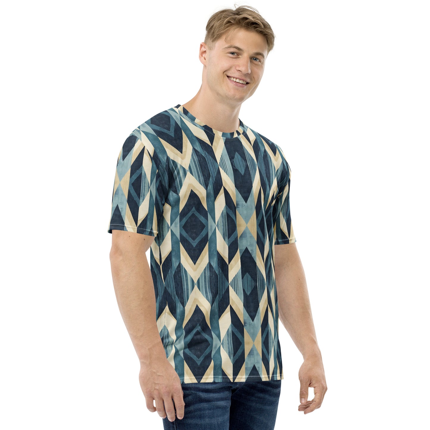 Men's t-shirt In French Inspired Rayures Pattern