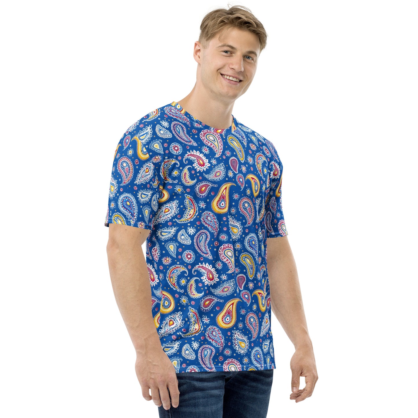 Men's t-shirt In Paisley Pattern