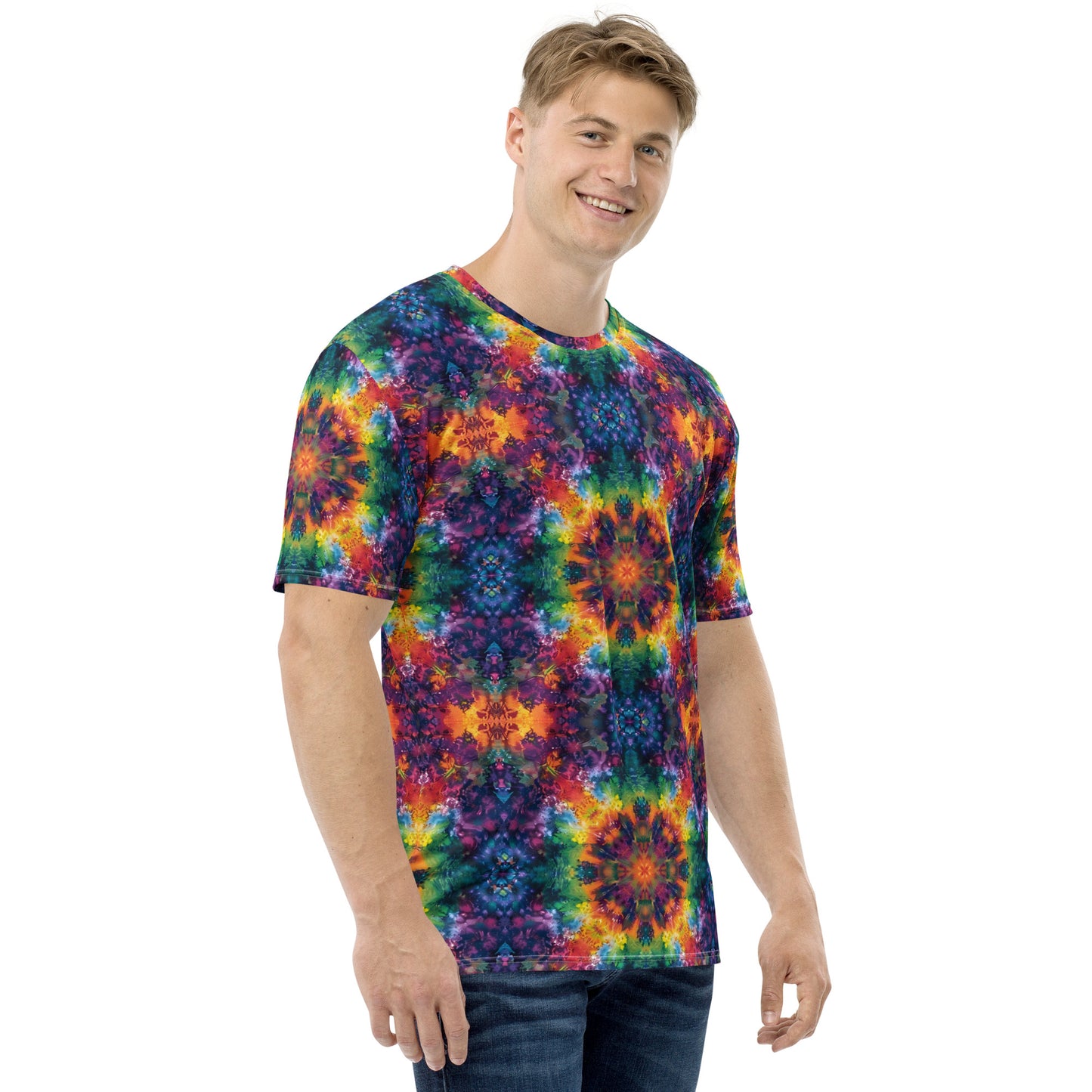 Men's t-shirt In Tie-Dye Pattern