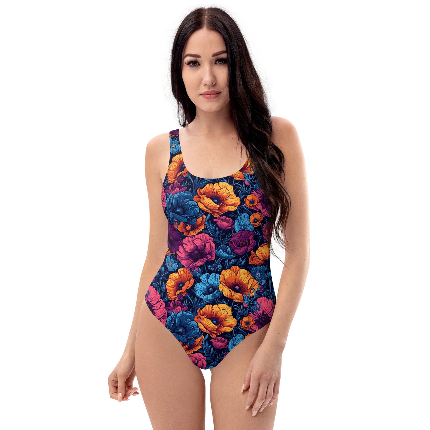 One-Piece Floral Swimsuit