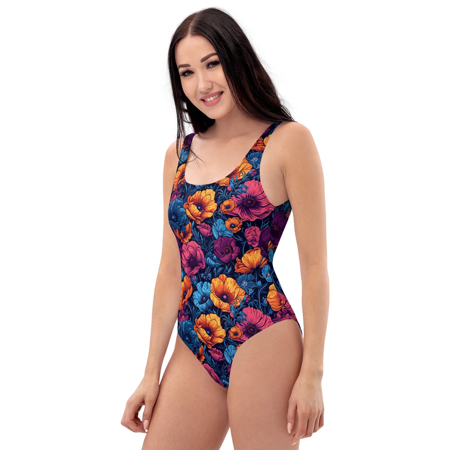 One-Piece Floral Swimsuit