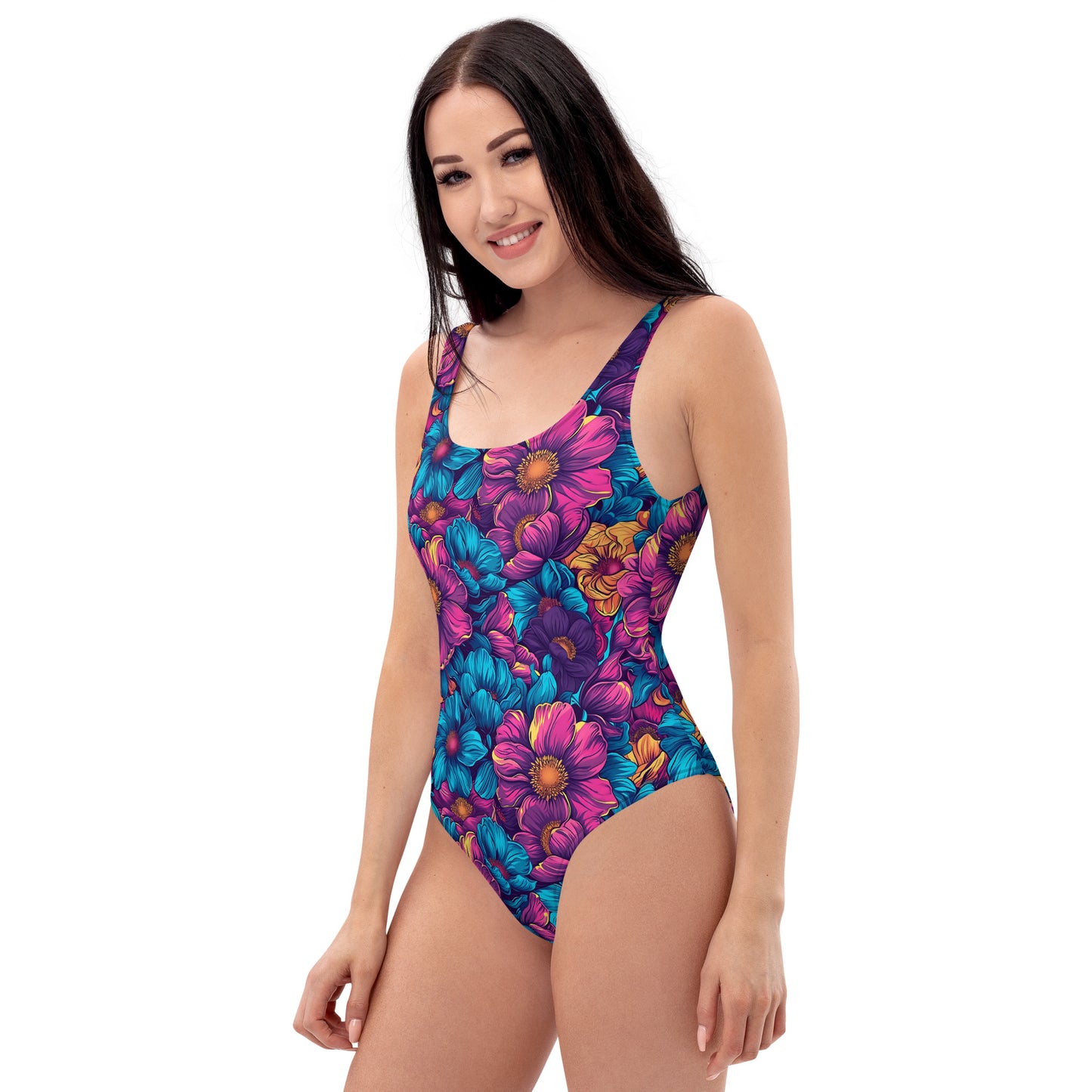 One-Piece Floral Swimsuit