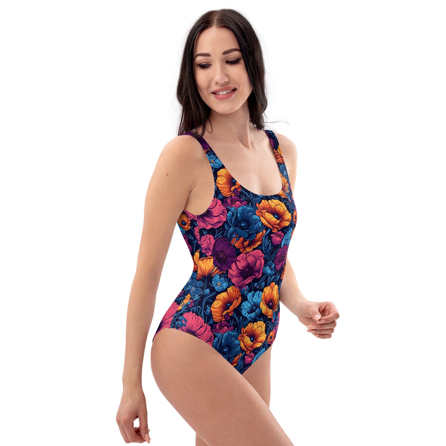 One-Piece Floral Swimsuit