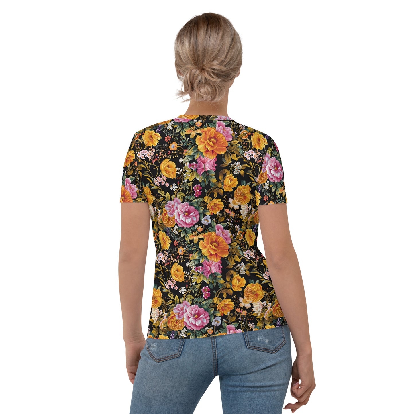 Women's T-shirt In Floral Pattern