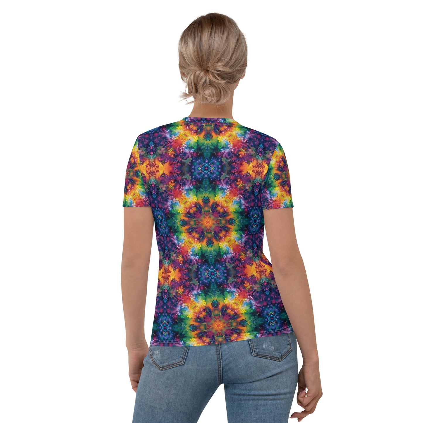 Women's T-shirt In Tie-Dye Pattern