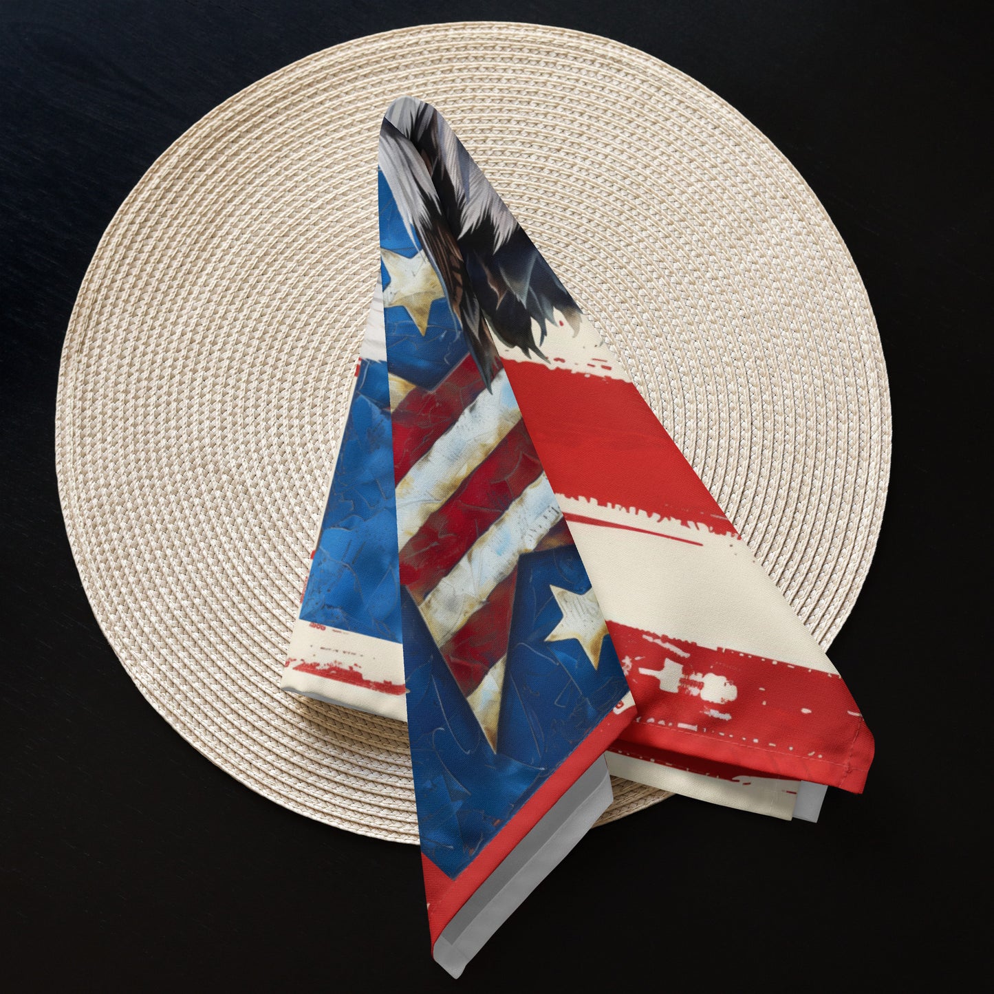 Cloth napkin set-American Bald Eagle