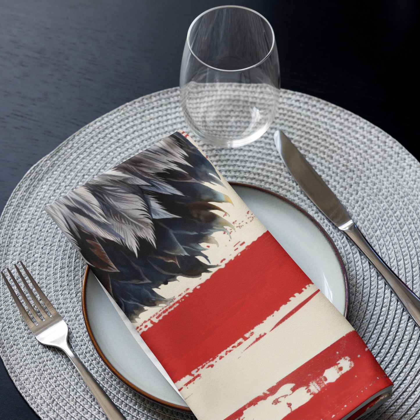 Cloth napkin set-American Bald Eagle