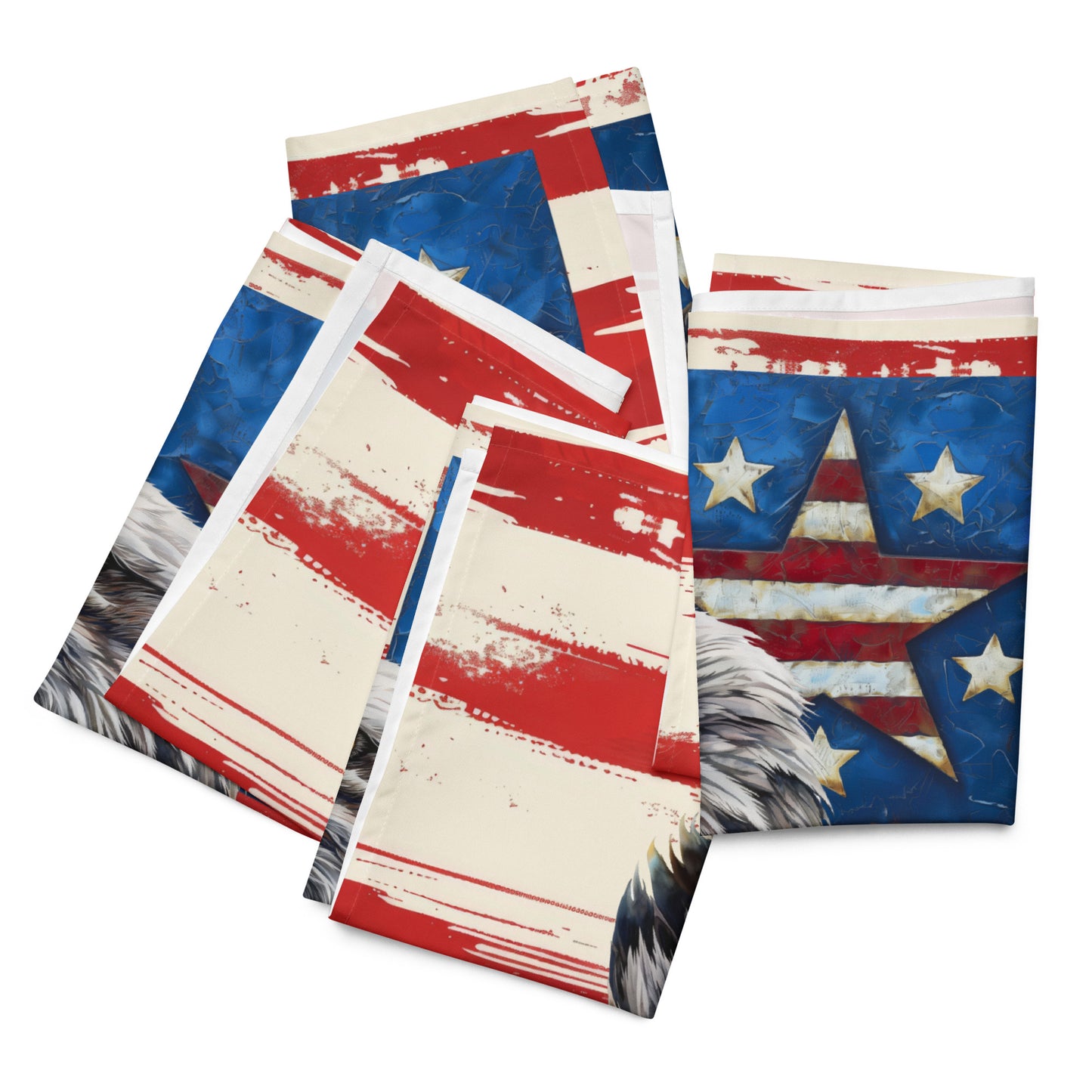 Cloth napkin set-American Bald Eagle