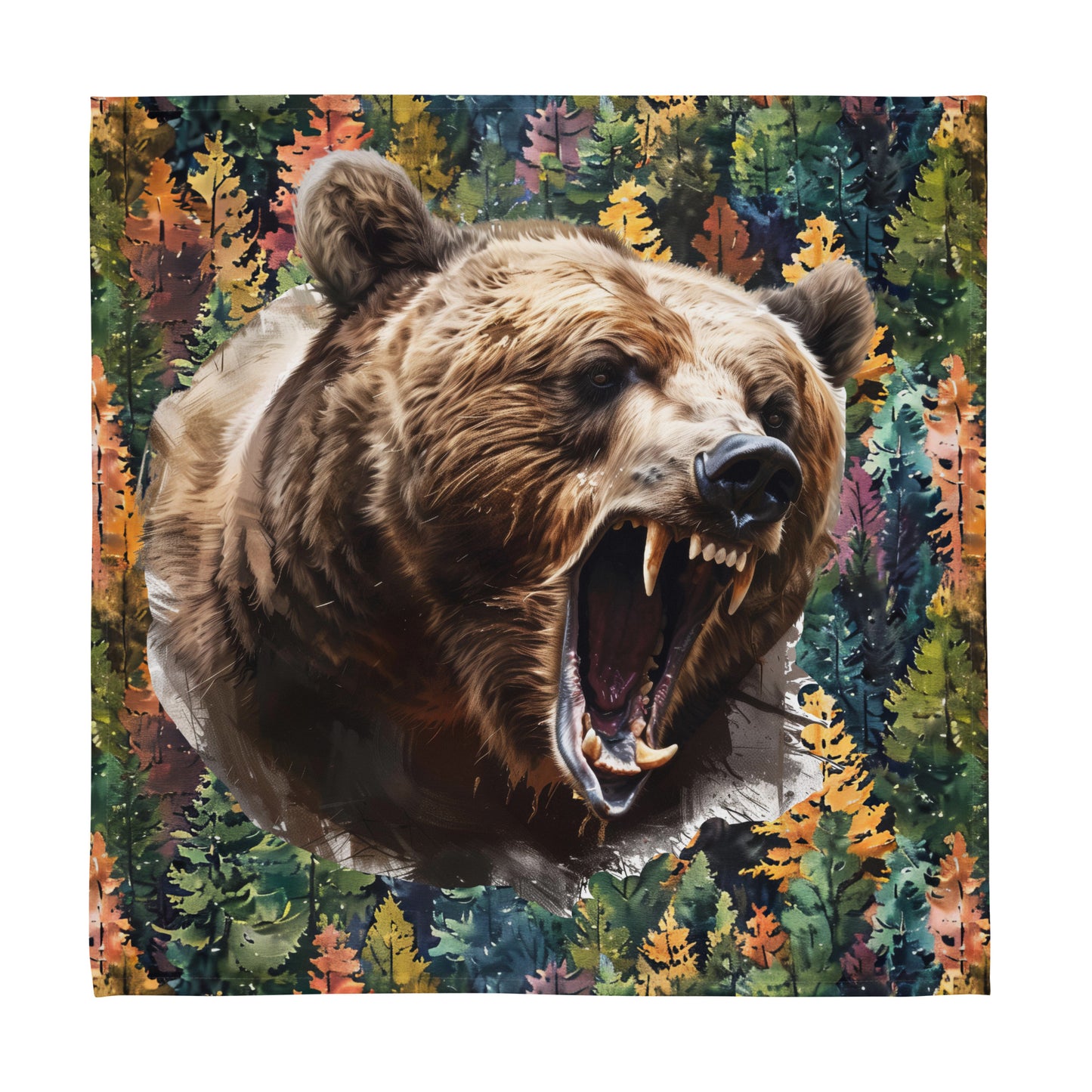 Cloth napkin set-Grizzly Bear