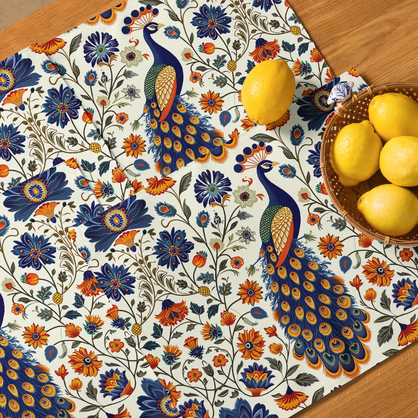 Placemat Set In Mughal Art Inspired Pattern