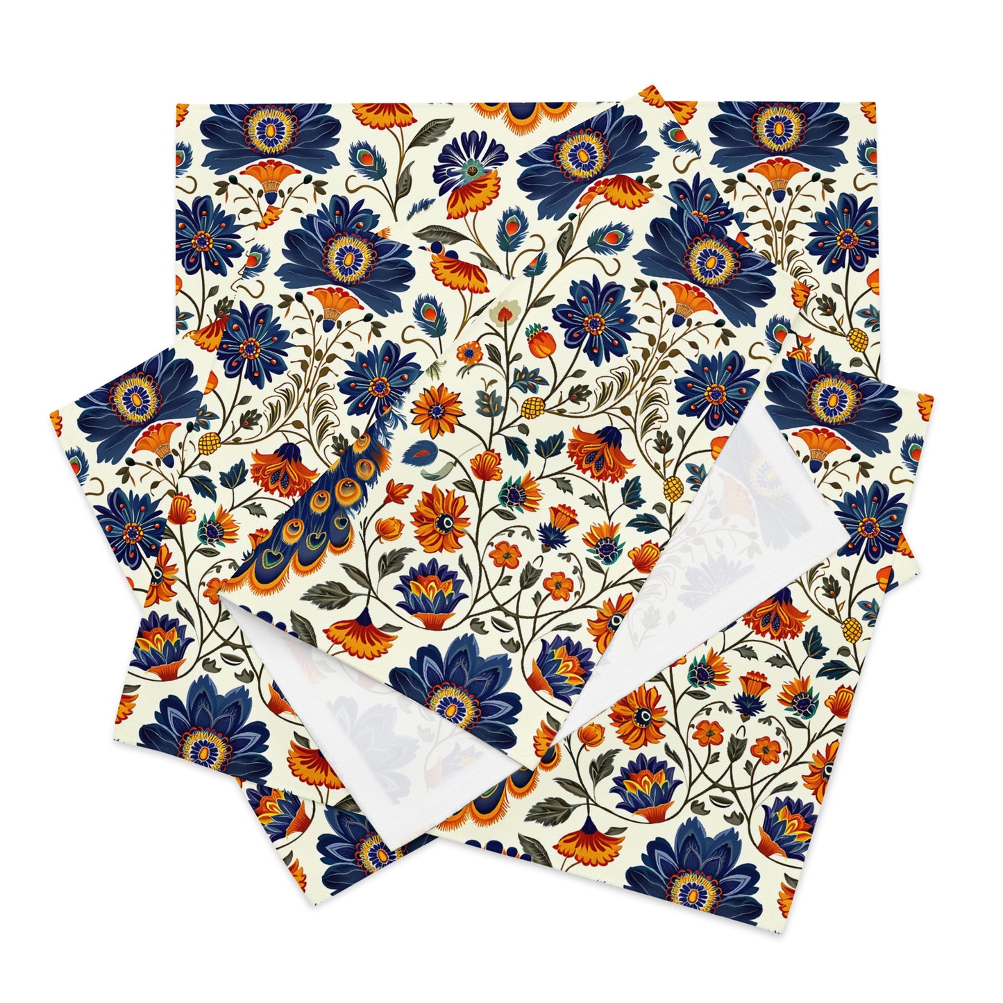 Placemat Set In Mughal Art Inspired Pattern