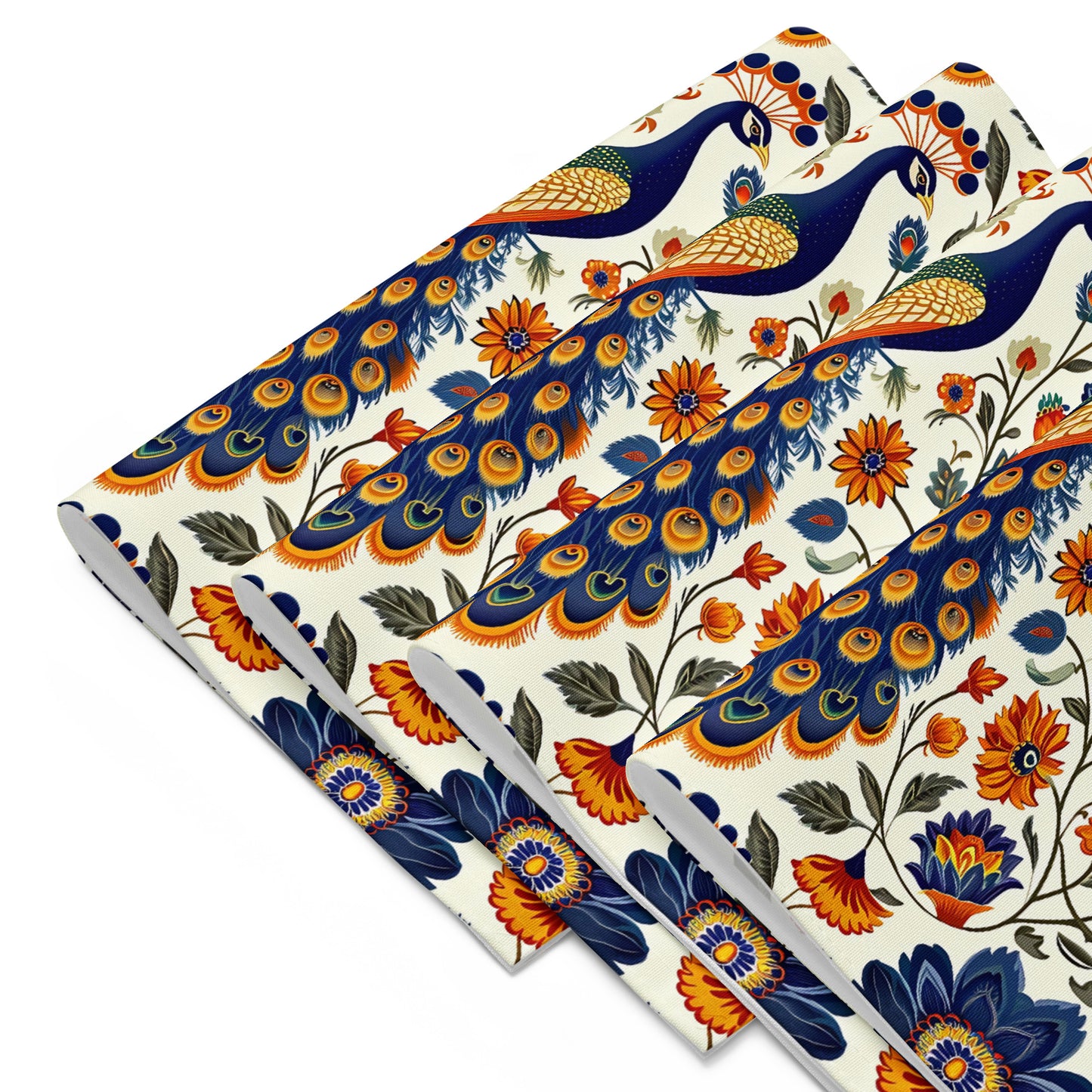 Placemat Set In Mughal Art Inspired Pattern