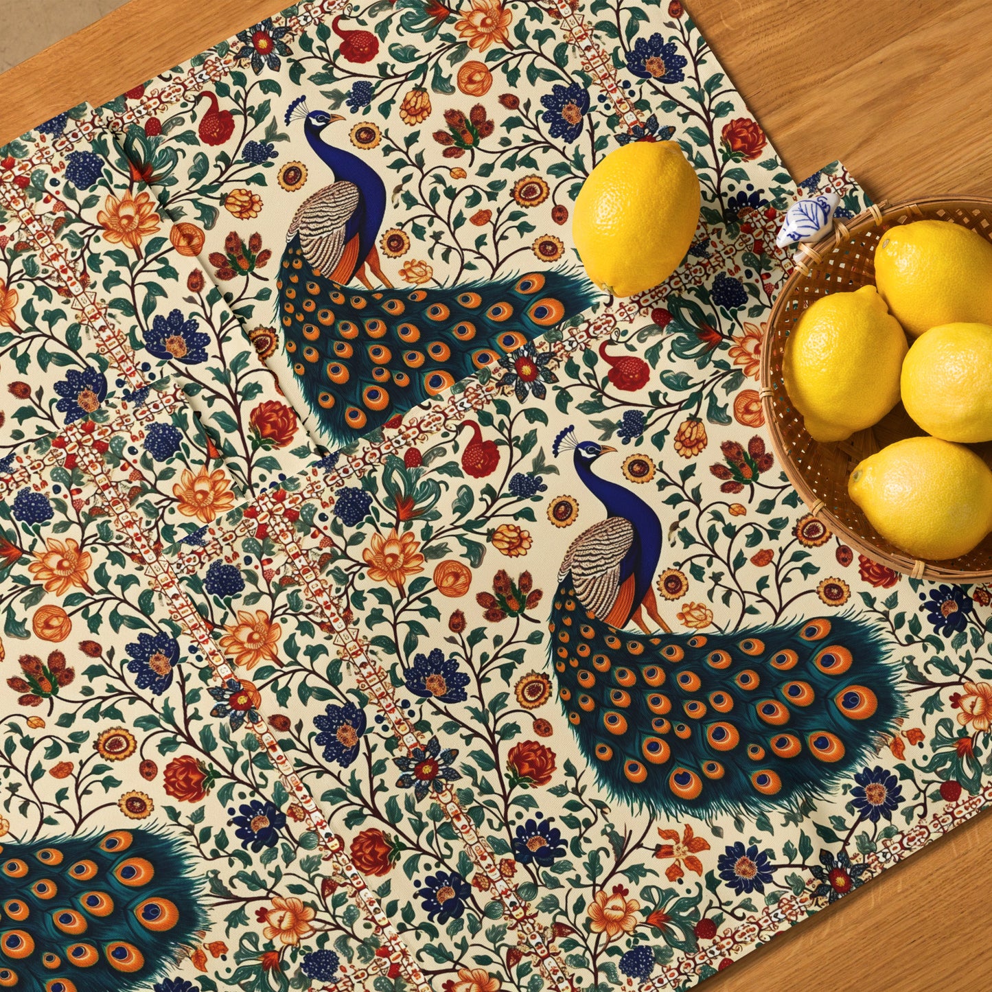 Placemat Set In Mughal Art Inspired Pattern