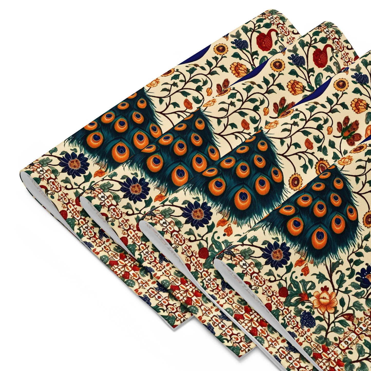 Placemat Set In Mughal Art Inspired Pattern