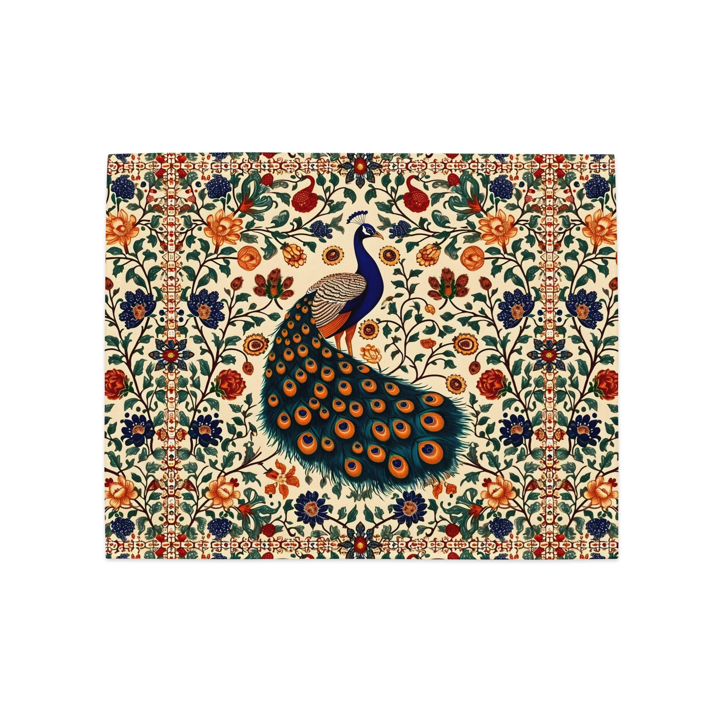 Placemat Set In Mughal Art Inspired Pattern