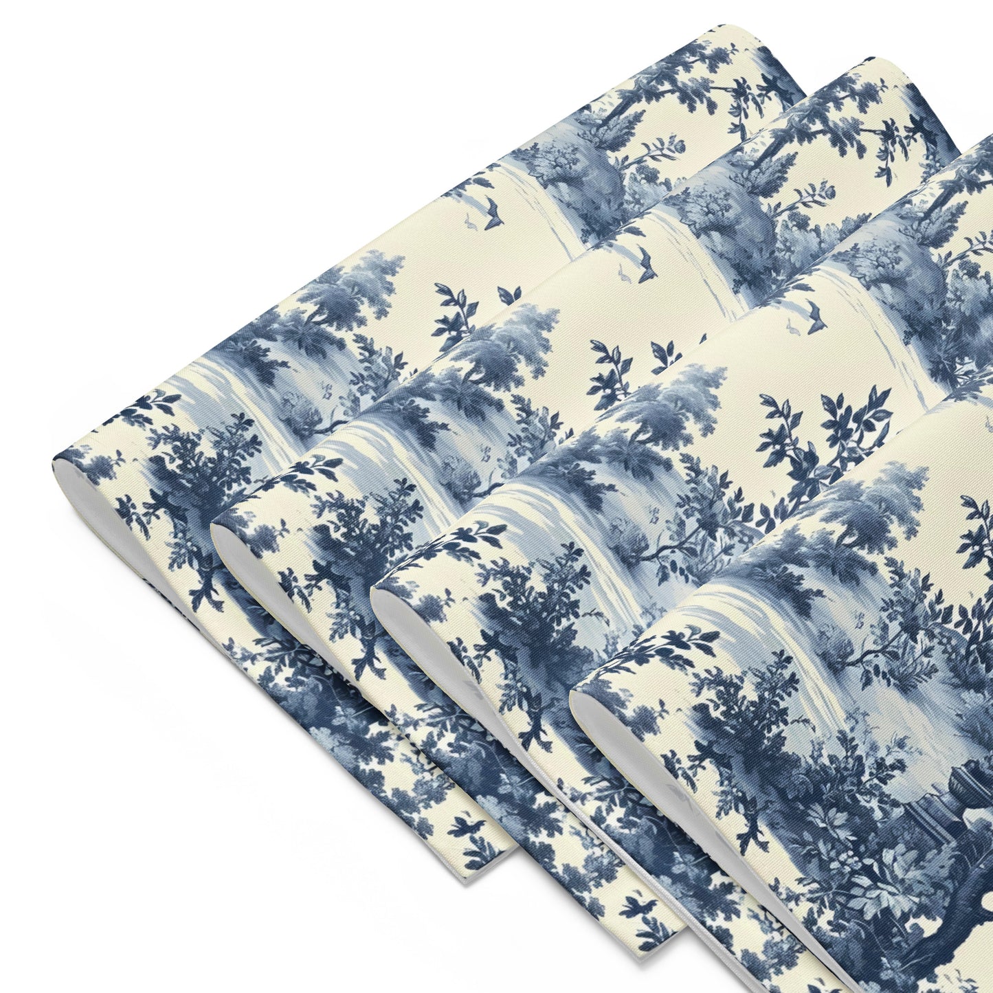 Placemat Set In French Inspired Toile De Jouy Pattern