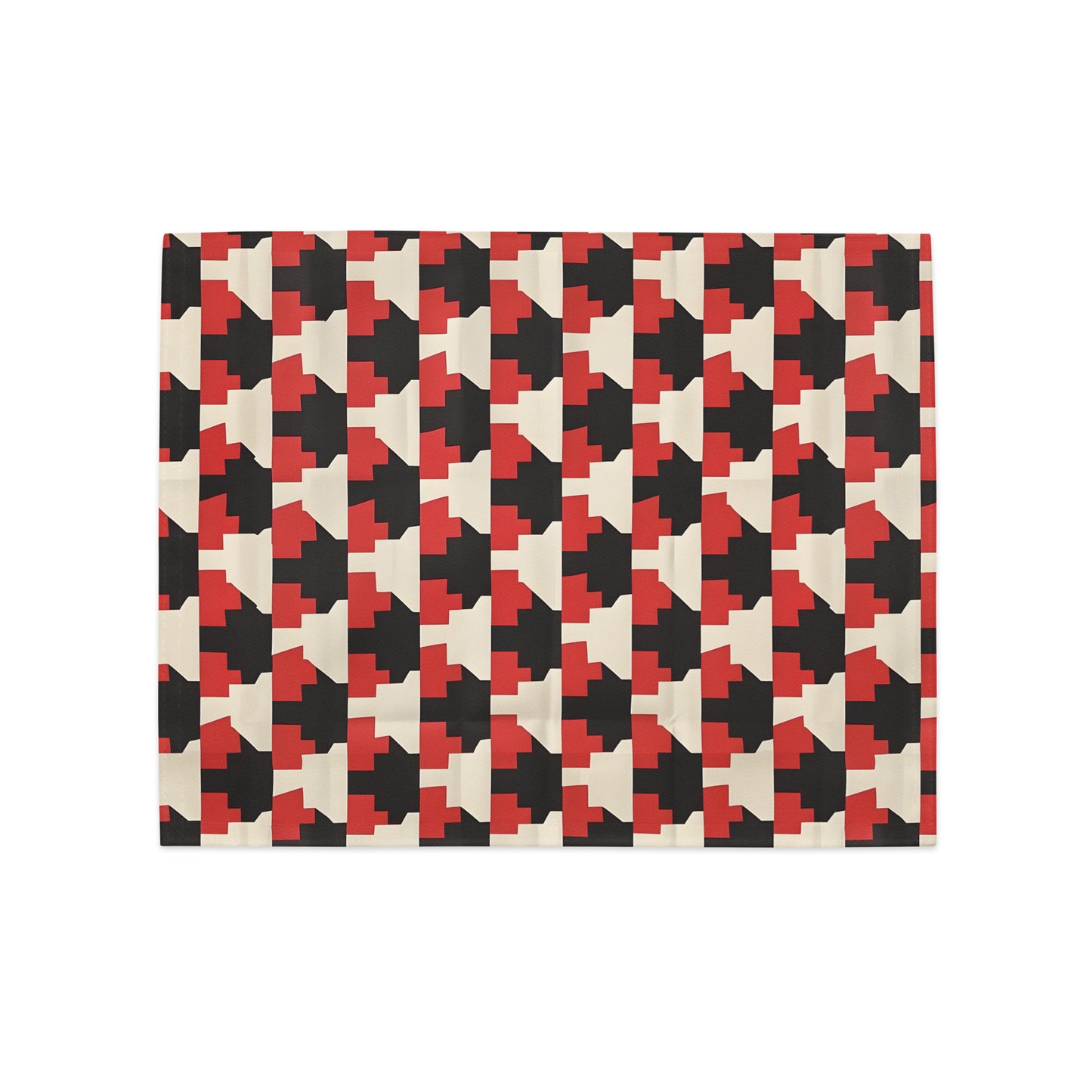 Placemat Set In French Inspired Pied-de-poule pattern