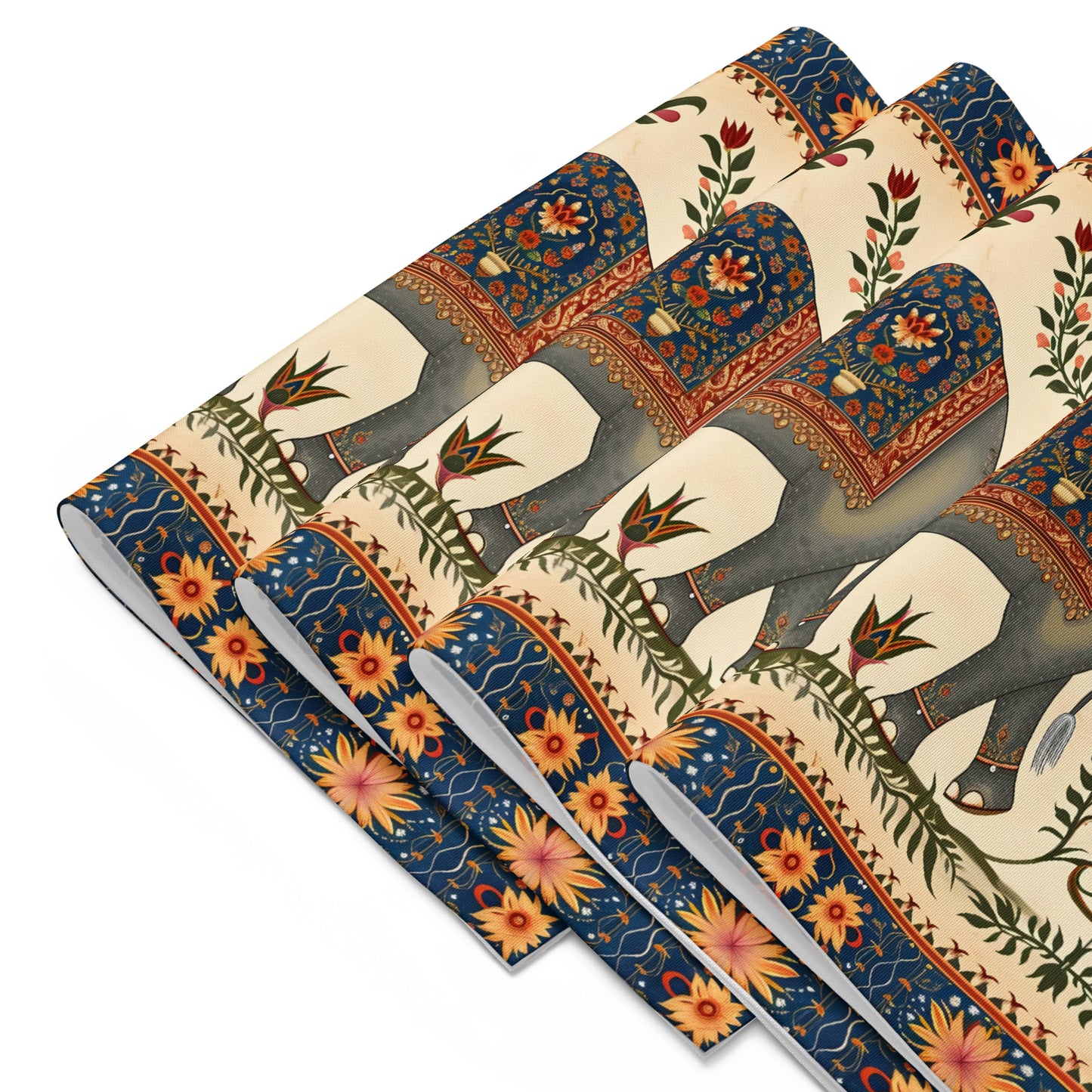 Placemat Set In Mughal Art Inspired Pattern