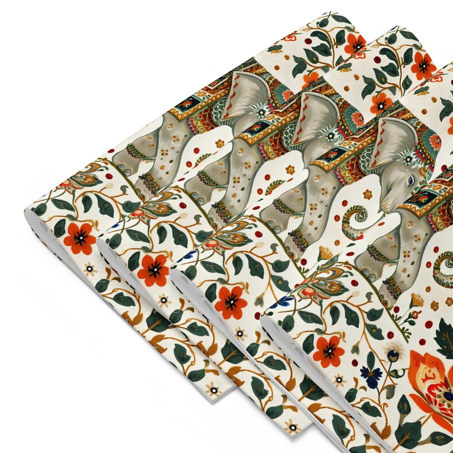 Placemat Set In Mughal Art Inspired Pattern