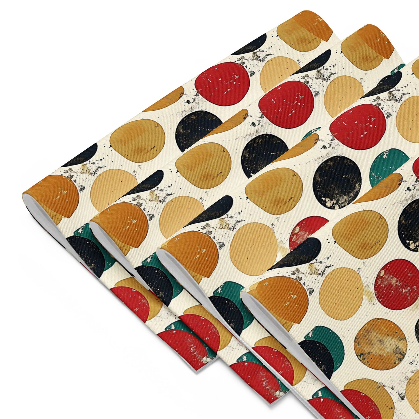 Placemat Set In In Polka Dots Pattern