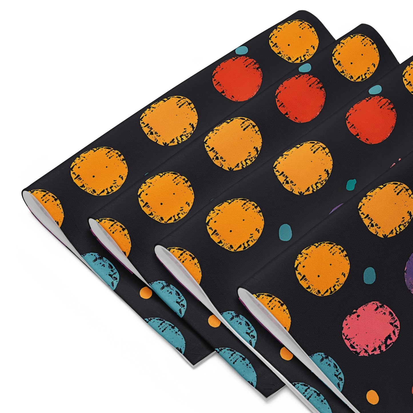 Placemat Set In Polka Dots Pattern