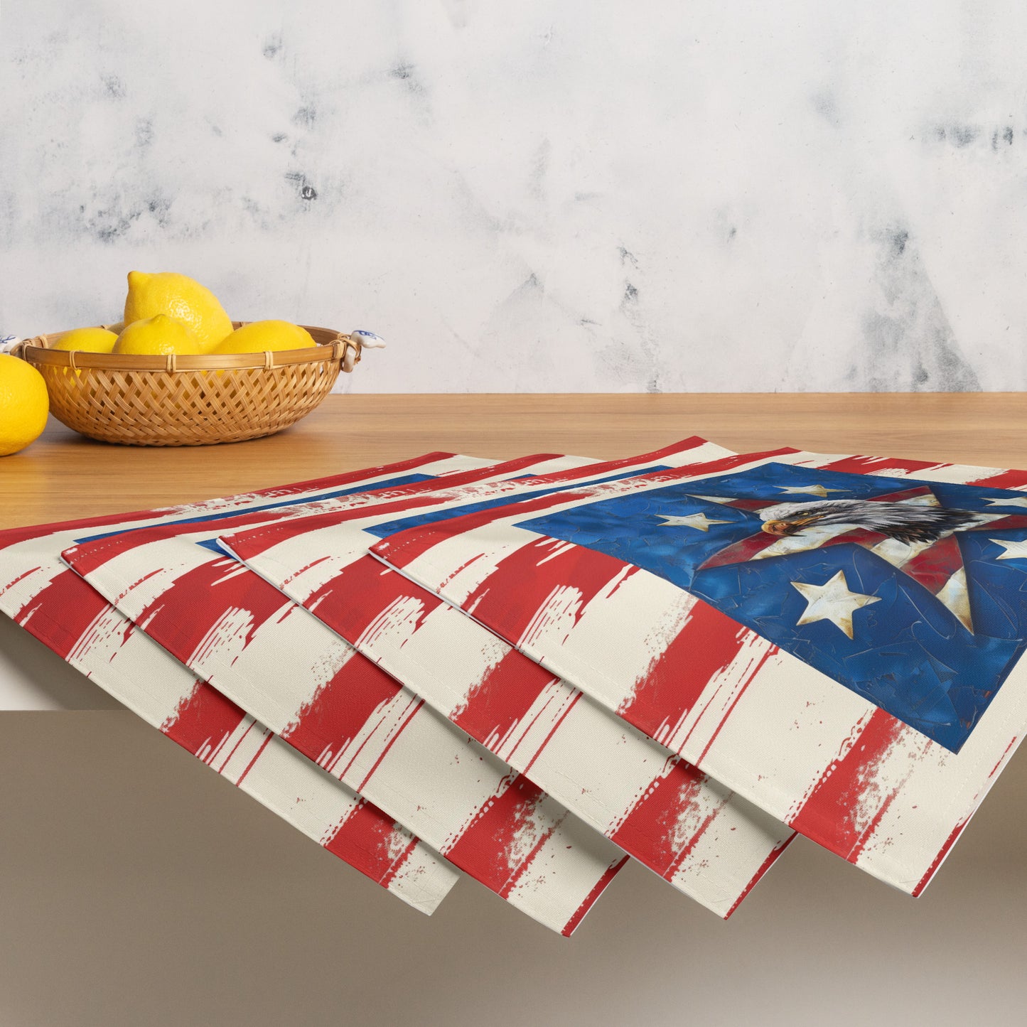 Placemat Set-American Bald Eagle