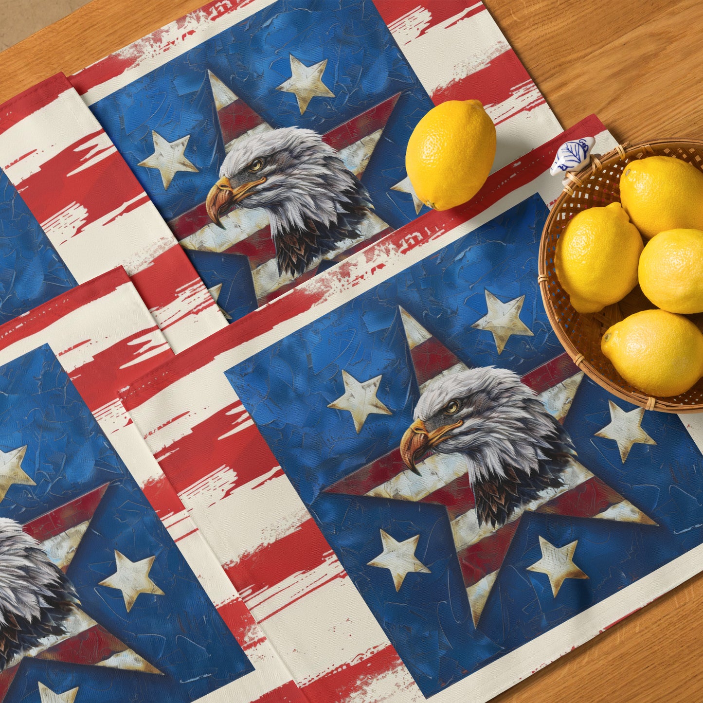 Placemat Set-American Bald Eagle