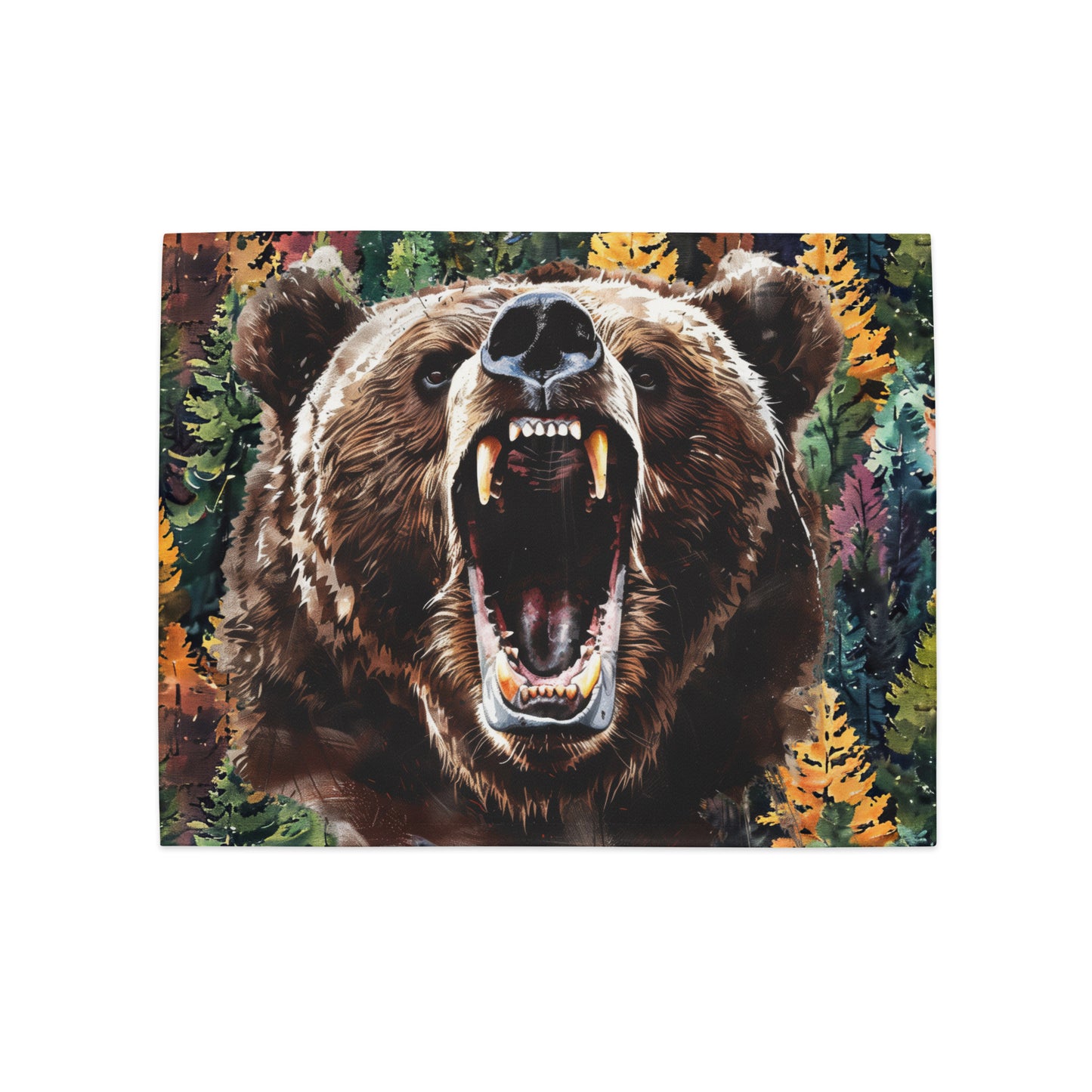 Placemat Set-Grizzly Bear