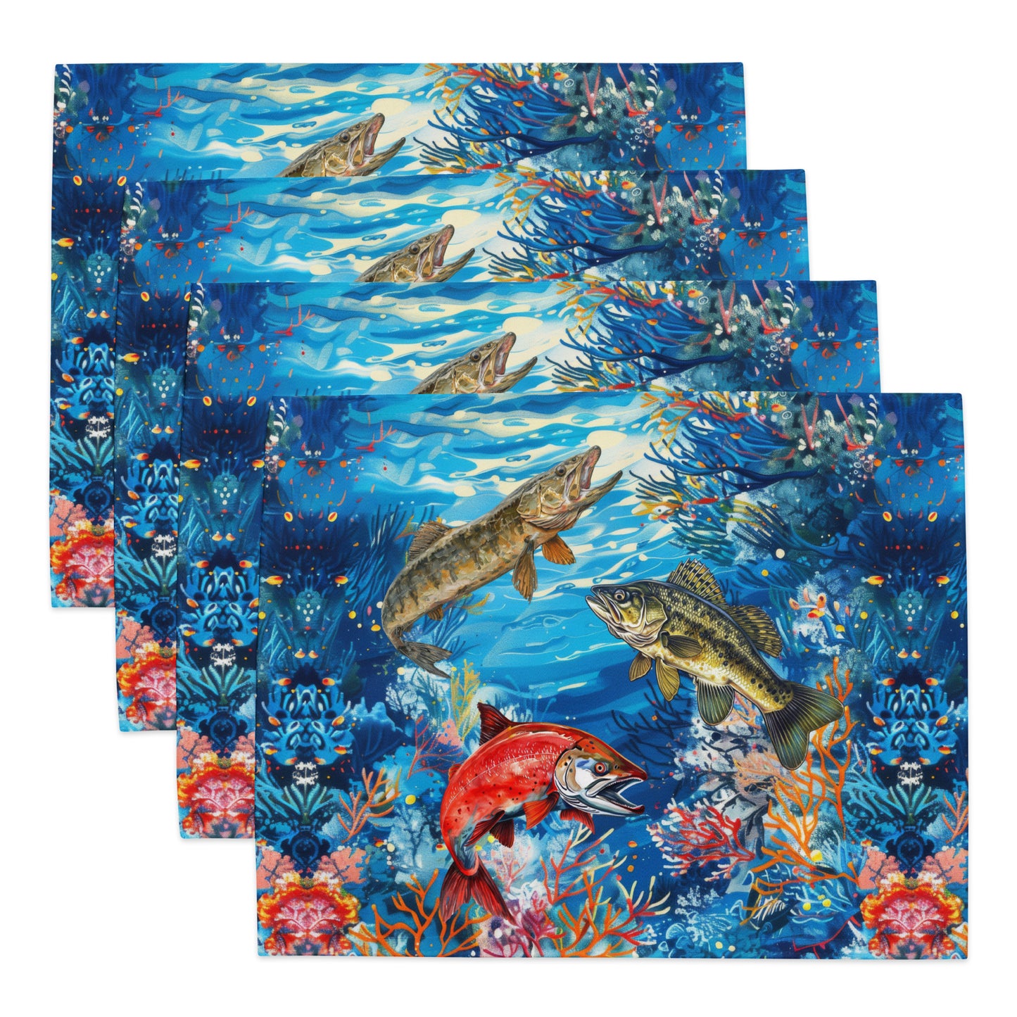 Placemat Set-Fishing