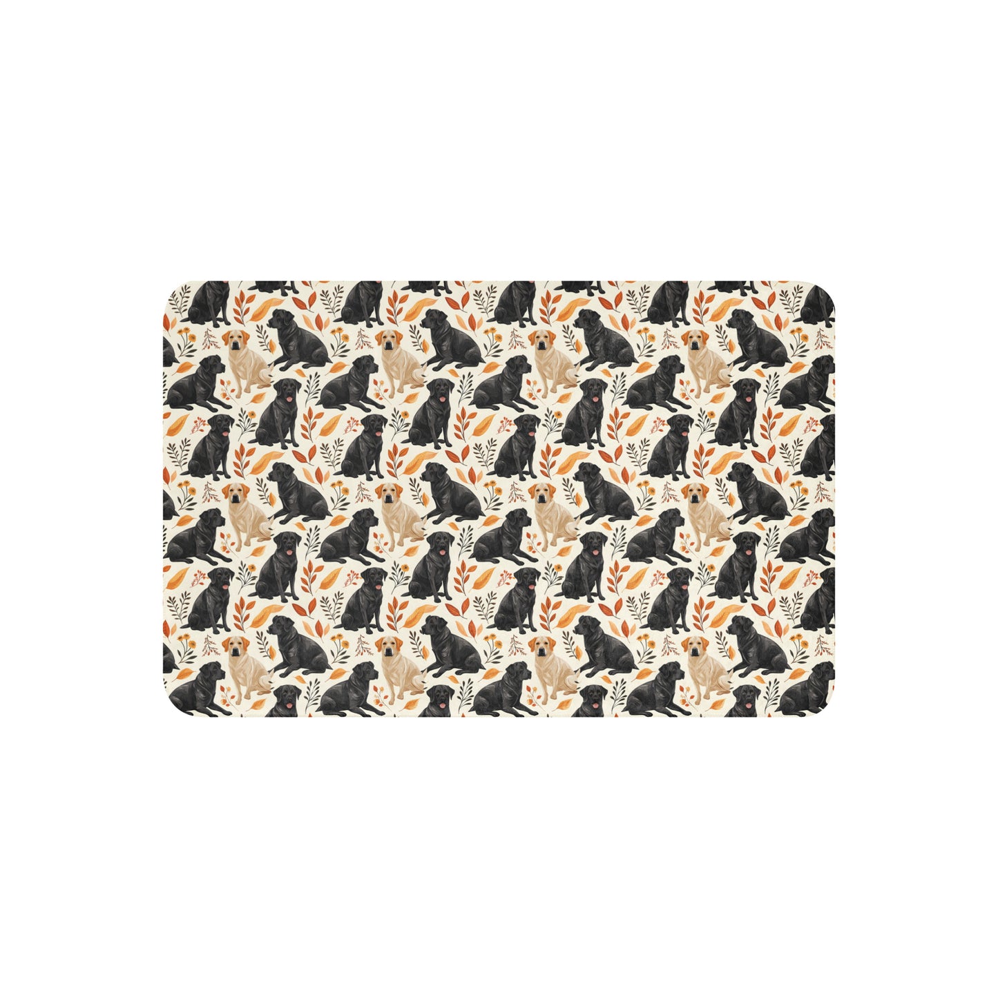 Sherpa blanket In Labrador Retriever Pattern