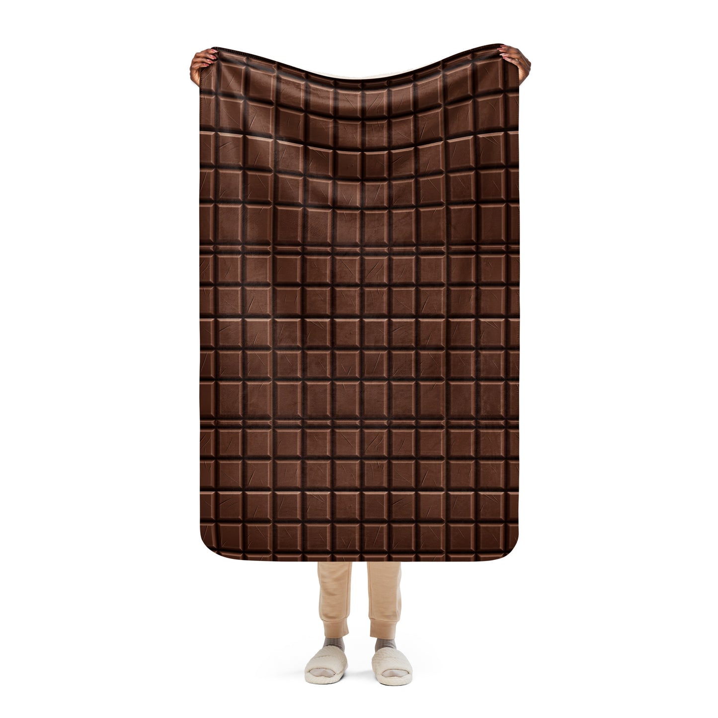 Sherpa blanket-Biggest Chocolate Bar