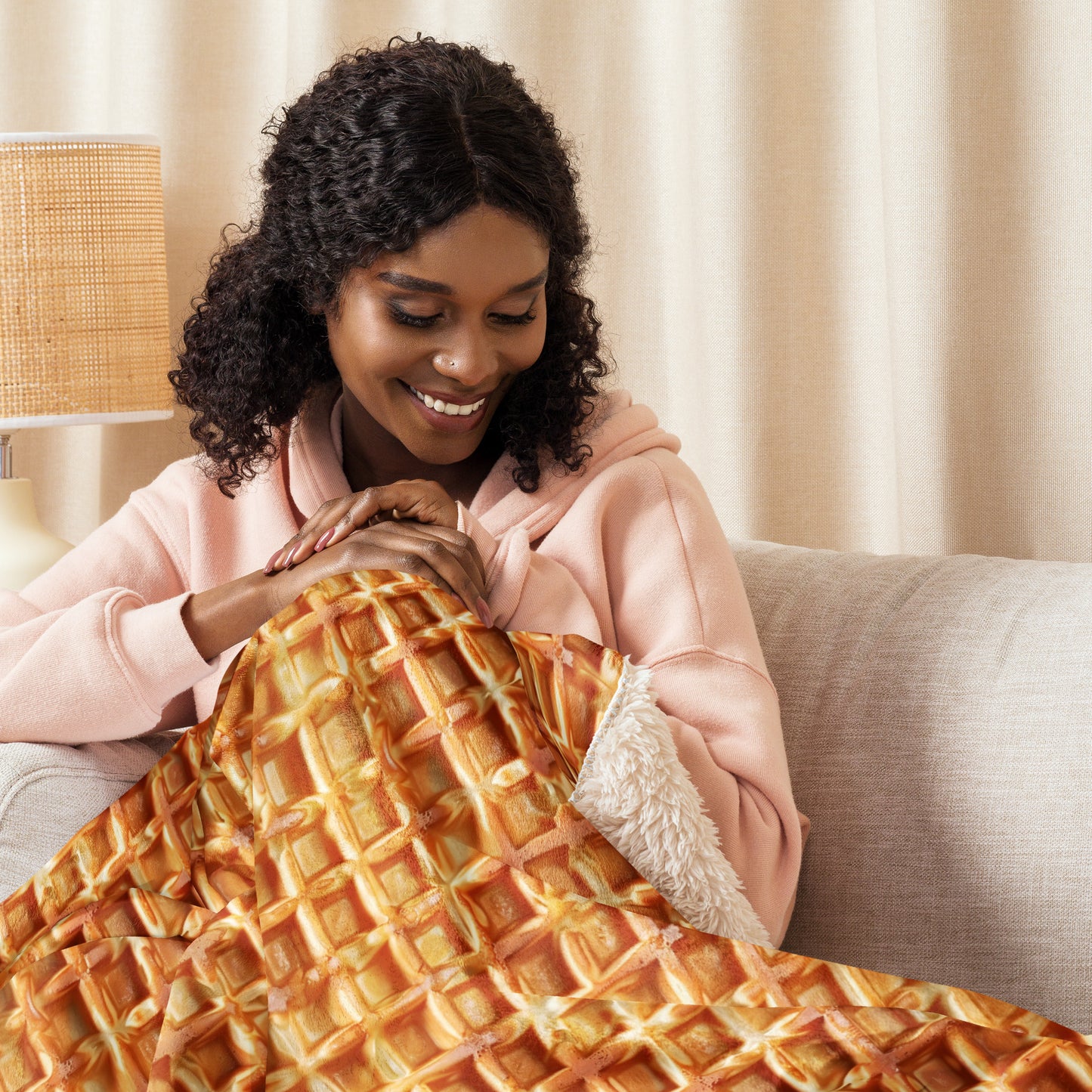 Sherpa blanket-Huge Waffle