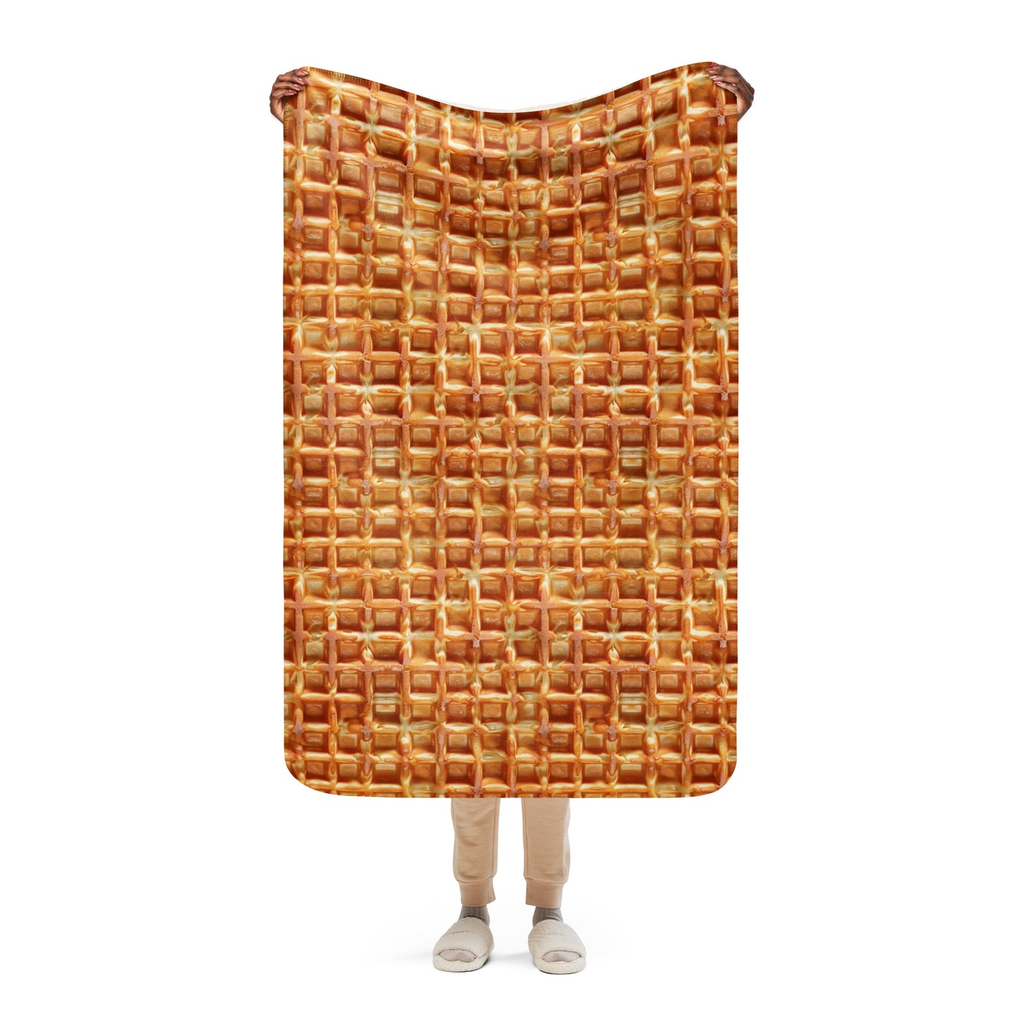 Sherpa blanket-Huge Waffle