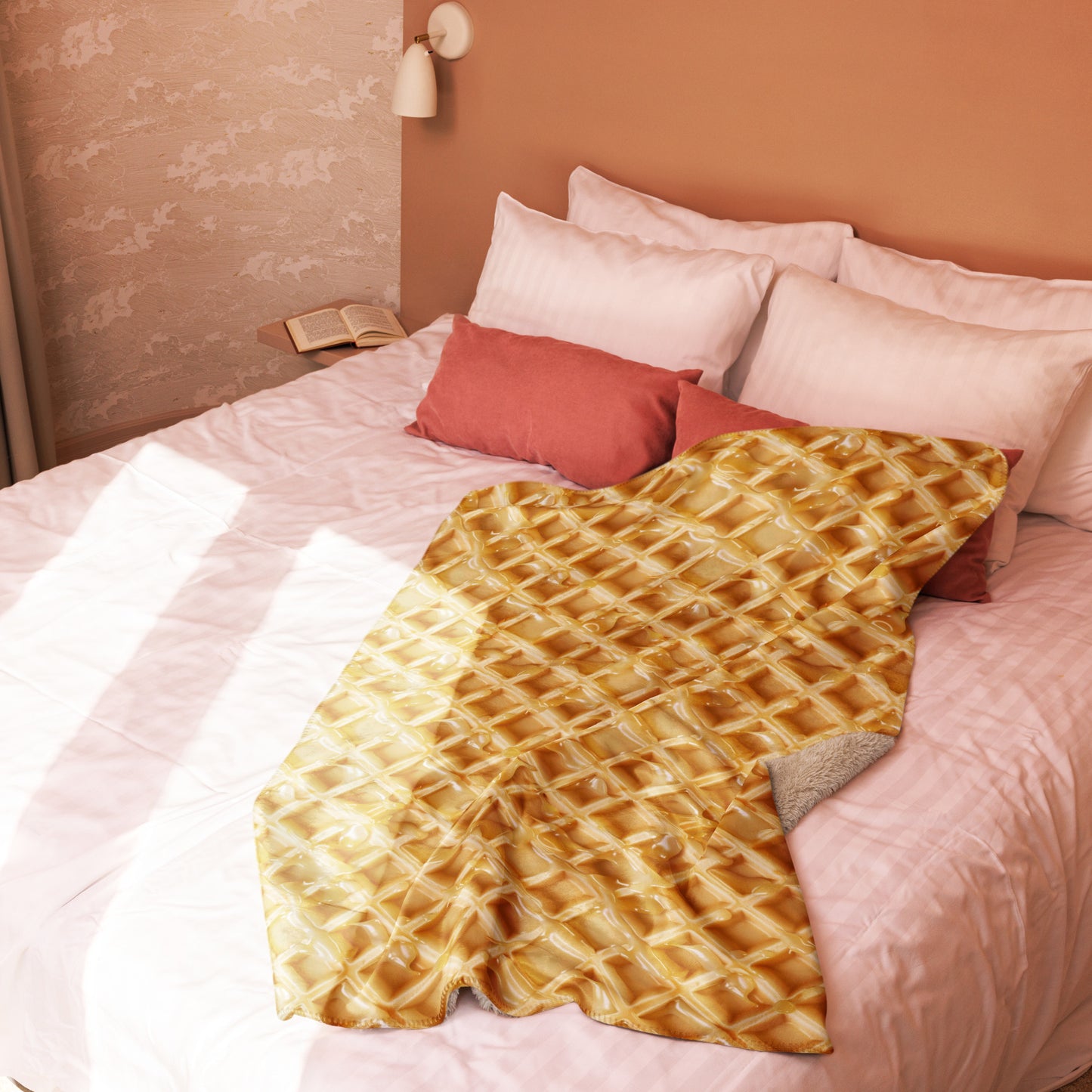 Sherpa blanket-Humongous Waffle