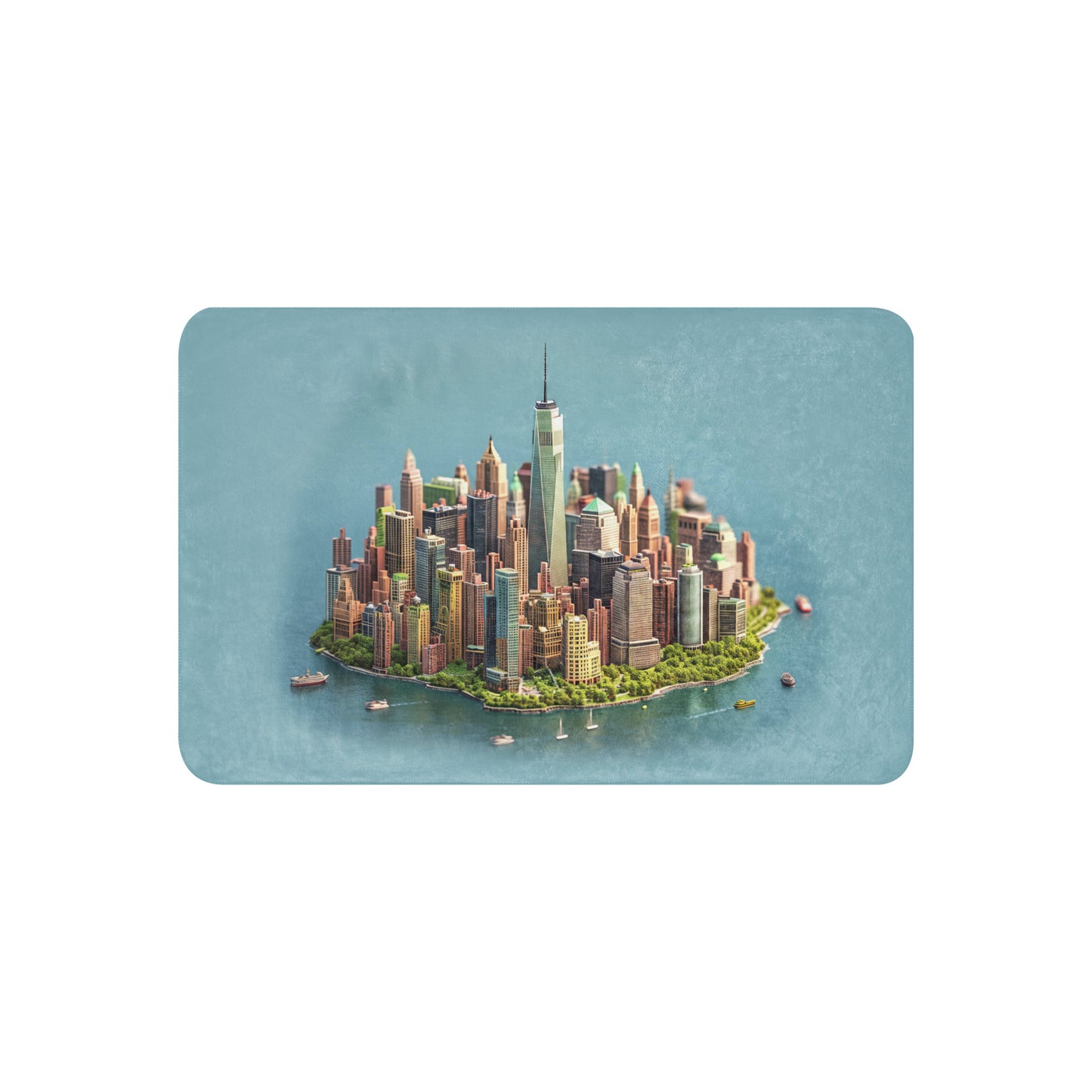 Sherpa blanket-New York Mini City Island