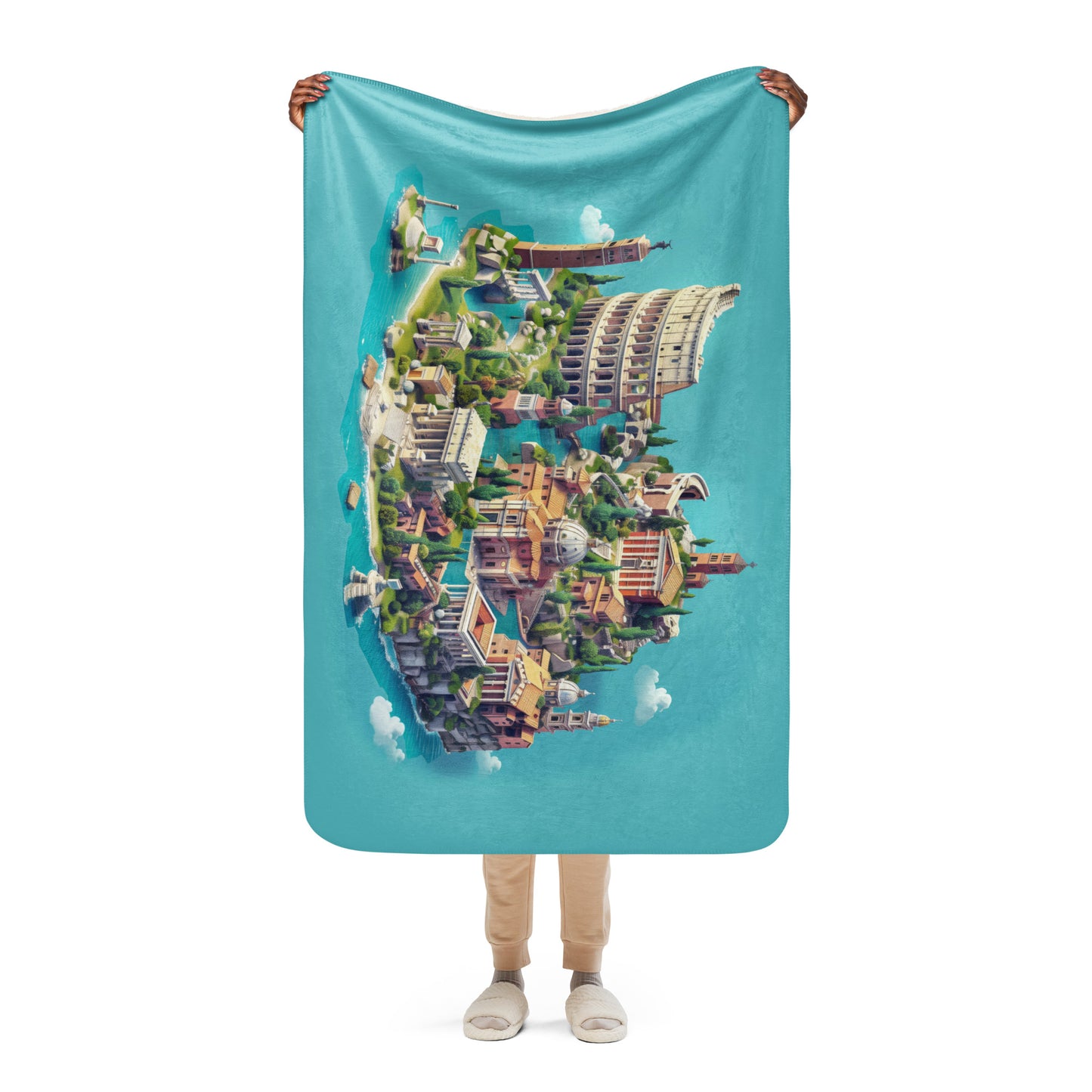 Sherpa blanket-Rome Mini City Island