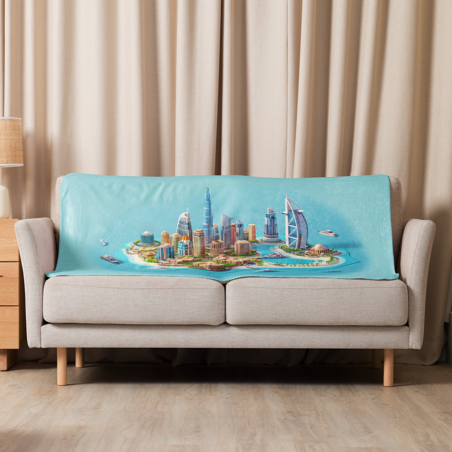 Sherpa blanket-Dubai Mini City Island