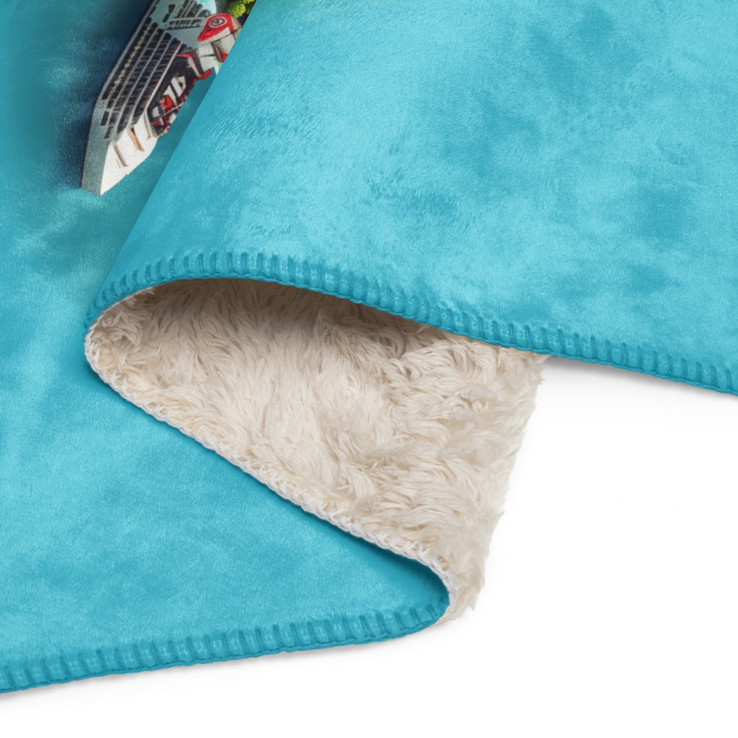 Sherpa blanket-London Mini City Island