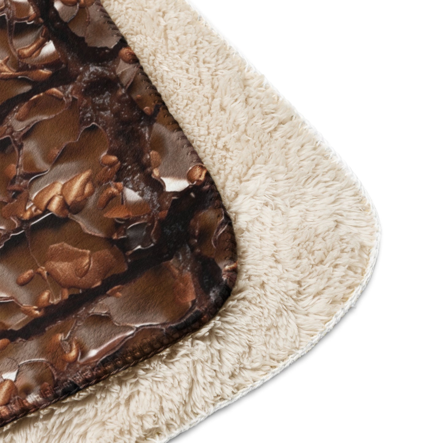 Sherpa blanket-Its A Really Big Chocolate Brownie