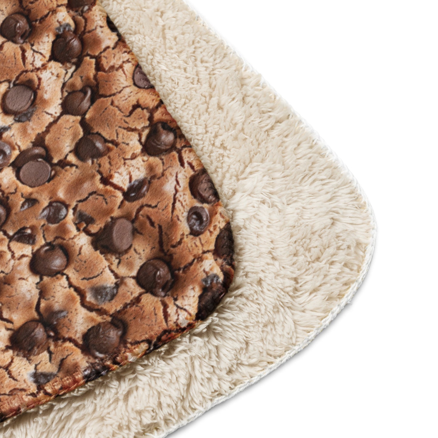 Sherpa blanket-Endless Chocolate Chip Cookie