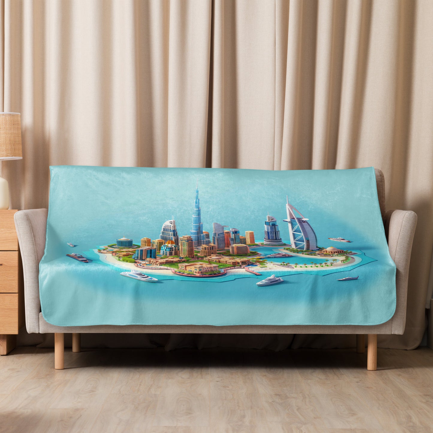 Sherpa blanket-Dubai Mini City Island